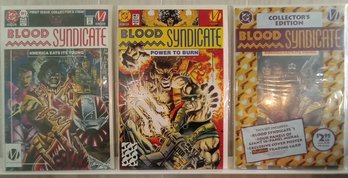 3 DC Comics. Blood Syndicate #1 And #2, And A Collector's Edition Of #1.