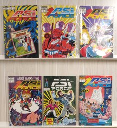 6 Marvel Comics, 'New Universe' Psi-Force Related, Issues #18 - 23