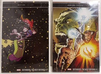 2 Marvel Comics, Defenders: The Best Defense #1, Two Copies With Variant Covers