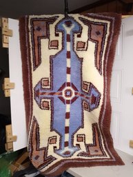 Latch Hook Rug, Roughly 3' X 5'