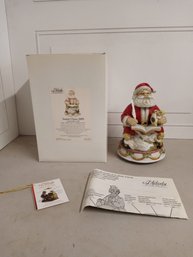 Santa Claus 2003, Limited Edition, Melody In Motion Figurine, Hand-painted Porcelain Bisque Finish