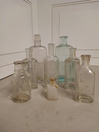 8 Antique Bottles