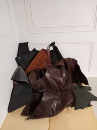Batch Of Leather, Over 10 Square Feet