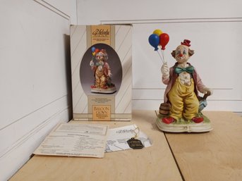 Balloon Clown, A Melody In Motion Figurine.