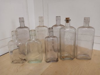 8 Antique Bottles