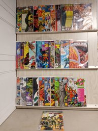 Large Lot Of DC Related Comics