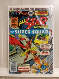 1  DC Comic, All Star Comics With The Super Squad. Comic Is Bagged And Boarded.