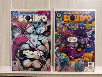 2 DC Comics: Eclipso 1 & 2. Comics Are Bagged And Boarded.