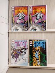 4 Valiant Comic Books: The Second Life Of Doctor Mirage Issues #1 (x2), 2 & 11.