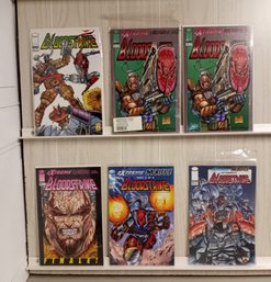 6 Image Comics: BloodStrike Related. See Pics For Titles And Issue Number