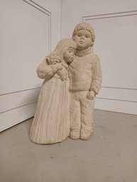 Sculpture Of Two Children By Austin Prodinc