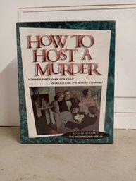 Episode 1: The Watersdown Affair:  How To Host A Murder, Dinner Party Game For 8 Players. Never Opened.