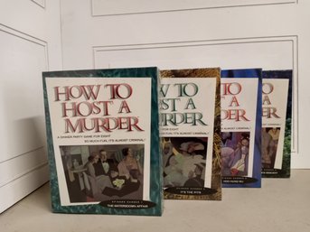 4 'How To Host A Mystery' Games, All Never Opened. Lot Includes Episodes #1, #4, #6, And #9.