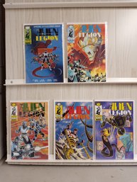 5 Marvel Comics: Alien Legion Issues #1-5.
