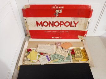 Very Old Monopoly Game, Includes 2 Boards: One With Locations From England