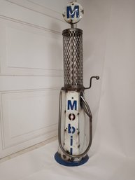 Mobil Gas Pump Model, Made In Mexico, About 34' Tall