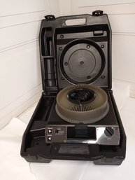 Carousel Style Slide Projector With Case. See Pictures For Details.