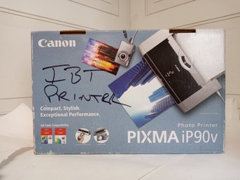 Canon Brand PIXMA IP90v Camera Picture Printer Not Tested. Sold As Is.