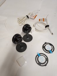 2 Nest Cameras. Includes Mounting Plates And Connection Wires.