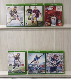 6 XBox Games, See Pictures For Contents Of The Lot.
