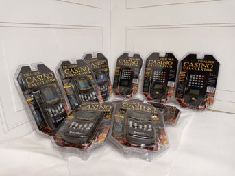 10 Casino Calculator Hand Held Electronic Games, Never Opened