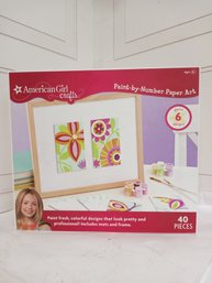 American Girl Crafts Paint-by-Number Paper Art Kit, Never Opened.