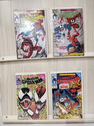 4 Marvel Comics: The Amazing Spider-Man, Issues 361-364. FIrst Full Carnage Story Bagged And Boarded