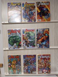 9 Marvel Comics, The Avengers Issues (1996) #1 - 2 (1997) 3-8, Comics Are Bagged And Boarded
