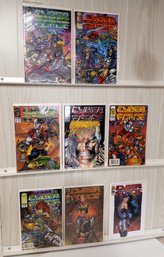 8 Image Comics, Cyber Force Related. See Pictures For Issues. Comics Are Bagged And Boarded.