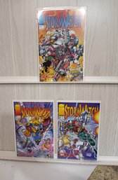 3 StormWatch Comics, See Pictures For Titles And Issues. Comics Are Bagged And Boarded.