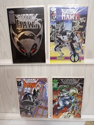 4 Shadow Hawk Comics. See Pictures For Titles And Issues. Comics Are Bagged And Boarded