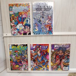 5 Wild C.A.T.S. Comics. See Pictures For Titles And Issues. Comics Are Bagged And Boarded.