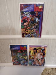 3 Wildstorm Related Comics. See Pictures For Titles And Issues. Comics Are Bagged And Boarded