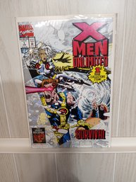 1  X Men Unlimited Comic. See Pictures For Title And Issue. Comics Are Bagged And Boarded.