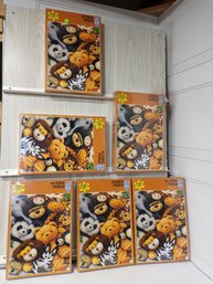 6 'Furry Friends' Jigsaw Puzzles. Never Opened, Still In Shrink Wrap