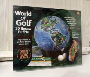1 World Of Golf  3d Puzzle. Puzzle Has Never Been Opened.