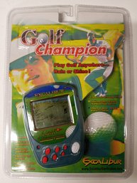 Excalibur Brand, Hand Held Golf Champion Video Game. Never Opened.