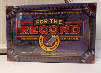 A For The Record Board Game. Never Opened.