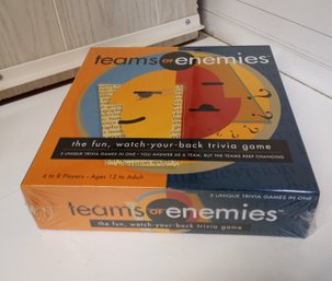 A Teams Of Enemies Board Game. Never Opened.