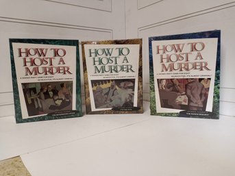 3 'How To Host A Mystery' Games, All Never Opened. Lot Includes Episodes #1, #4, And #9.
