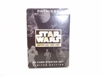 A Star Wars 60 Card Started Set, Limited Edition, Premiere. Cards And Rules In The Box. From 1995