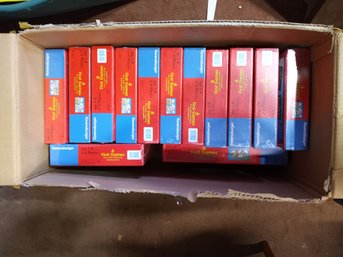 13 Copies Of The  '4 First Games' Board Games Set. Never Opened.
