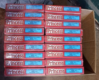 18 Copies Of The Princess Board Game. Never Opened.
