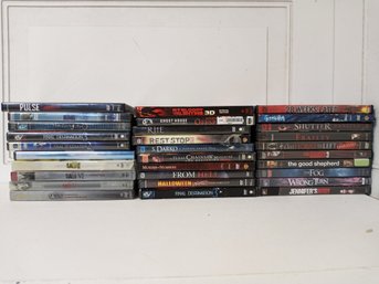 30  Horror Movies/dvds. See Pictures For Contents Of The Lot.