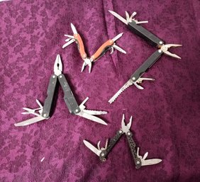 4 Multitools, Different Sizes, Similar Features