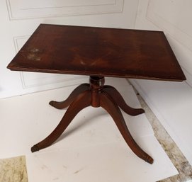 Rectangular Topped, Wooded End Table.
