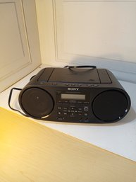 Sony Brand CD/Radio Boombox, Model No ZS-RS60BT
