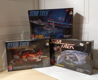 3 Star Trek Models By AMT. Never Opened