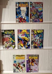 7  X-men Related Comic Books. See Pictures For Contents Of The Lot.
