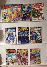 10  Marvel Comics. Various Titles. See Pictures For Contents.